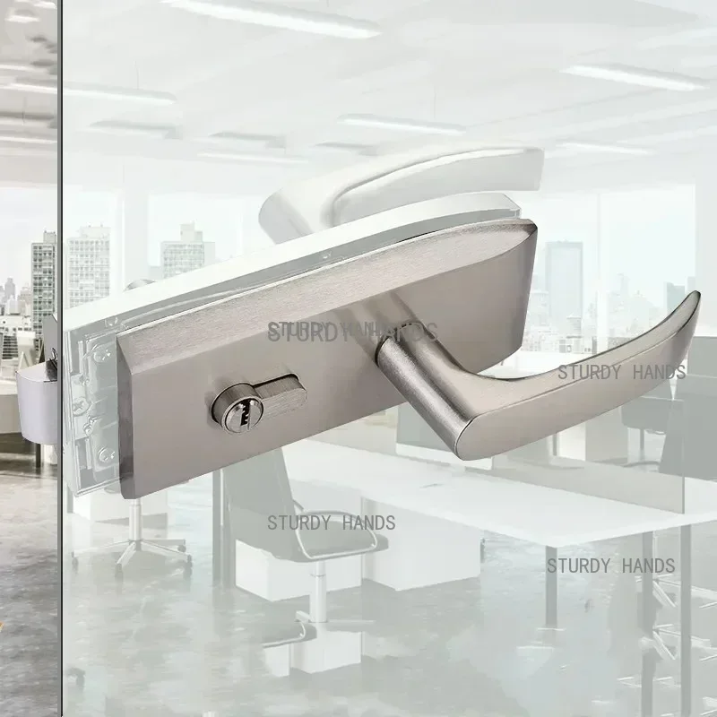 Furniture Hardware Fitting - Fechadura de porta de vidro para