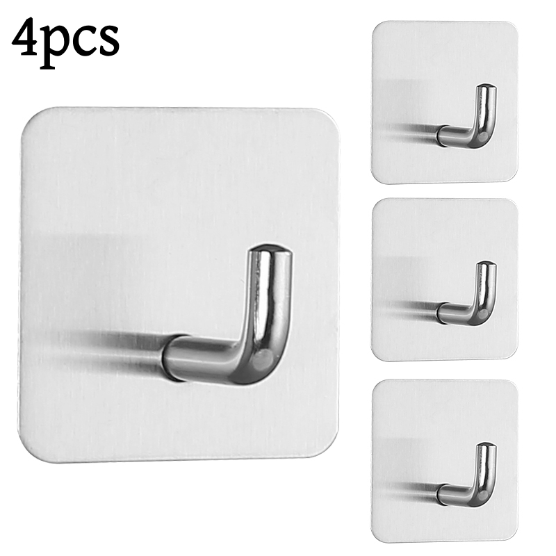 Furniture Hardware Fitting - 2-4 pçs auto-adesivo gancho de parede