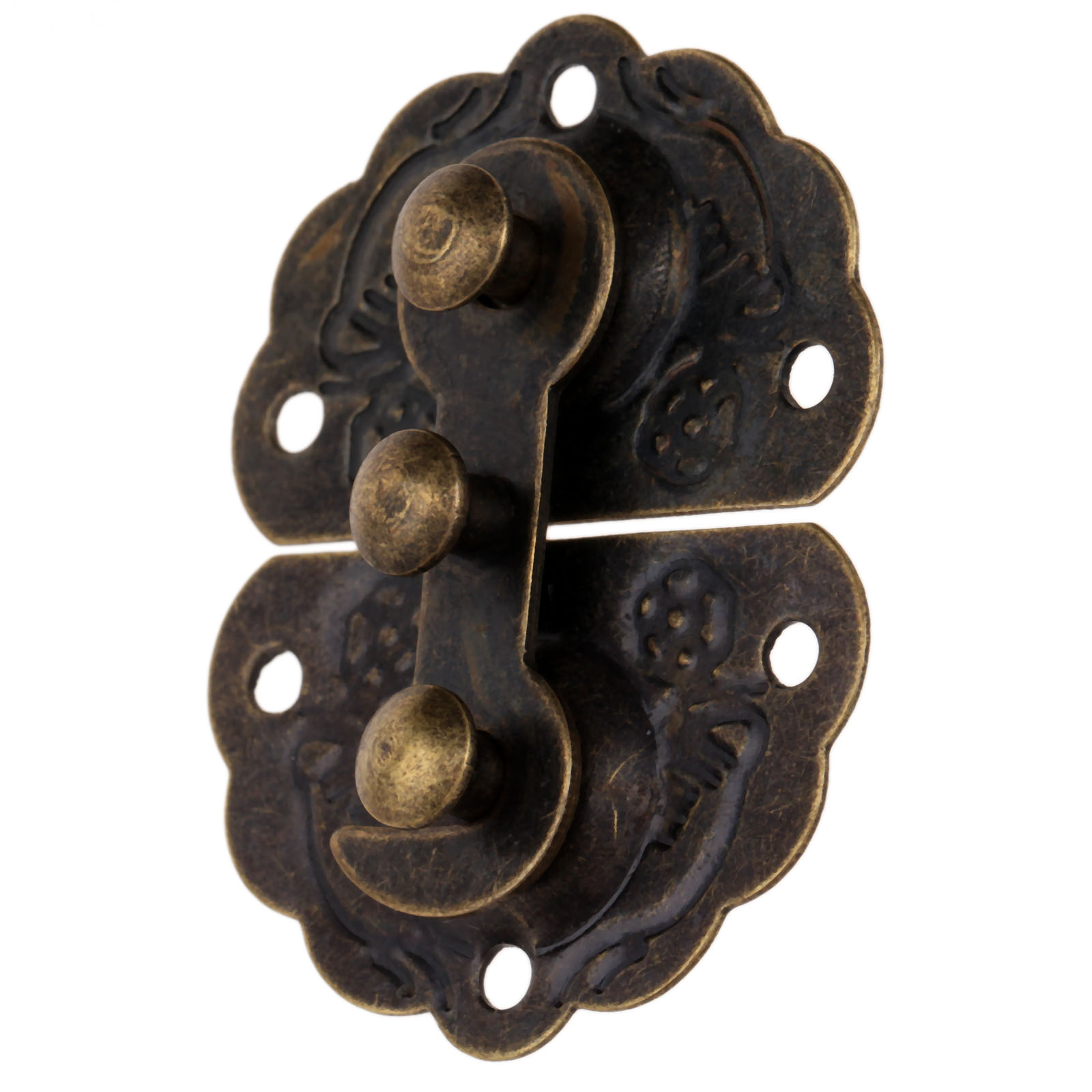 1pc antigo bronze caixa trava  - Furniture Hardware Manufacturer avaliação e preço