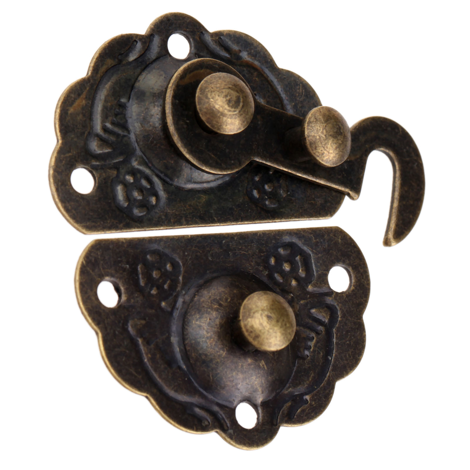 1pc antigo bronze caixa trava  - Furniture Hardware Manufacturer avaliação e preço